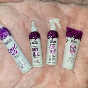 New Not You Mothers Curl Talk Hair Care Set Of 4 Products